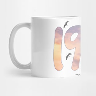 1989 Pink Sky Birds Mug